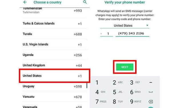 Cara Mendapatkan Nomor Luar Negri Untuk Daftar WhatsApp