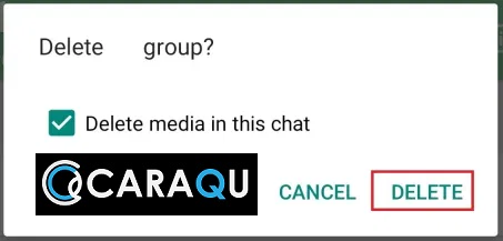 Cara Menghapus Grup WhatsApp