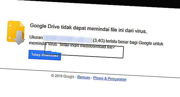 Halaman Google Drive biasa