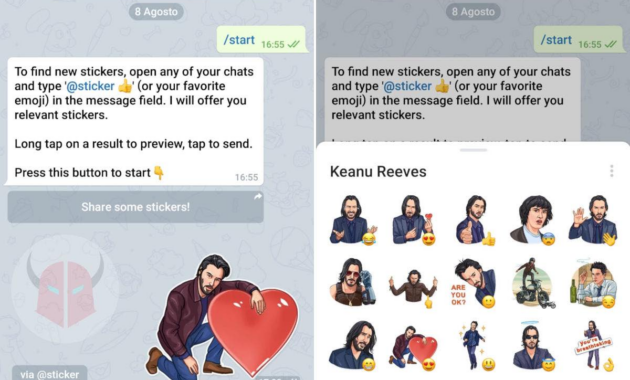 Bot untuk Membuat stiker Telegram baru