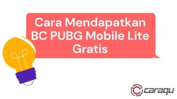 Cara Mendapatkan BC PUBG Mobile Lite Gratis 2021