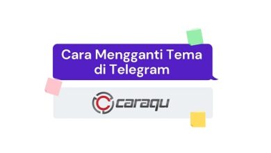 cara mengganti tema di telegram