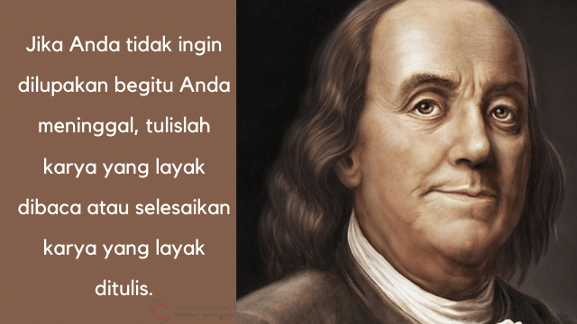Kata-Kata Bijak Benjamin Franklin