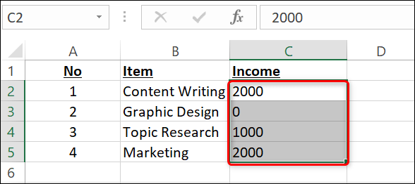 Cara menghitung rata-rata di Excel
