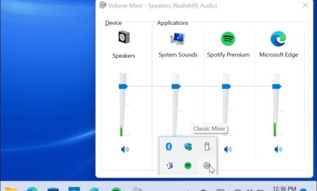 Cara Mengembalikan Mixer Volume Klasik di Windows 11