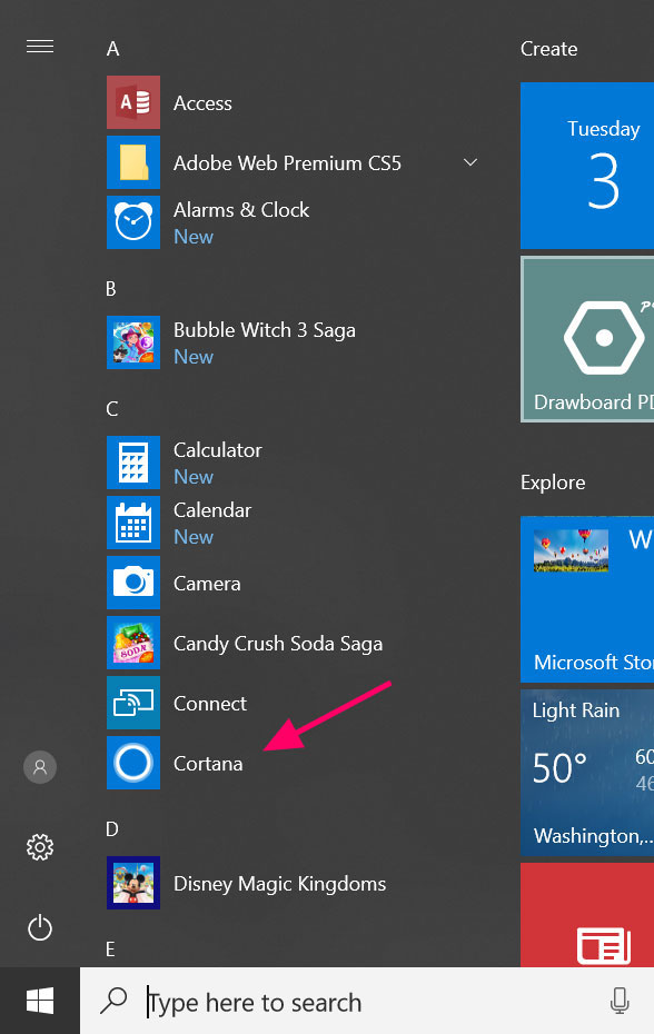 Cara menggunakan Cortana di Windows 10