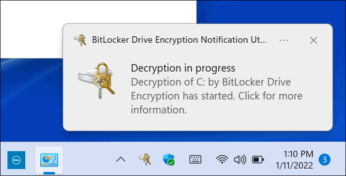 Cara menonaktifkannya enkripsi Bitlocker di Windows 11