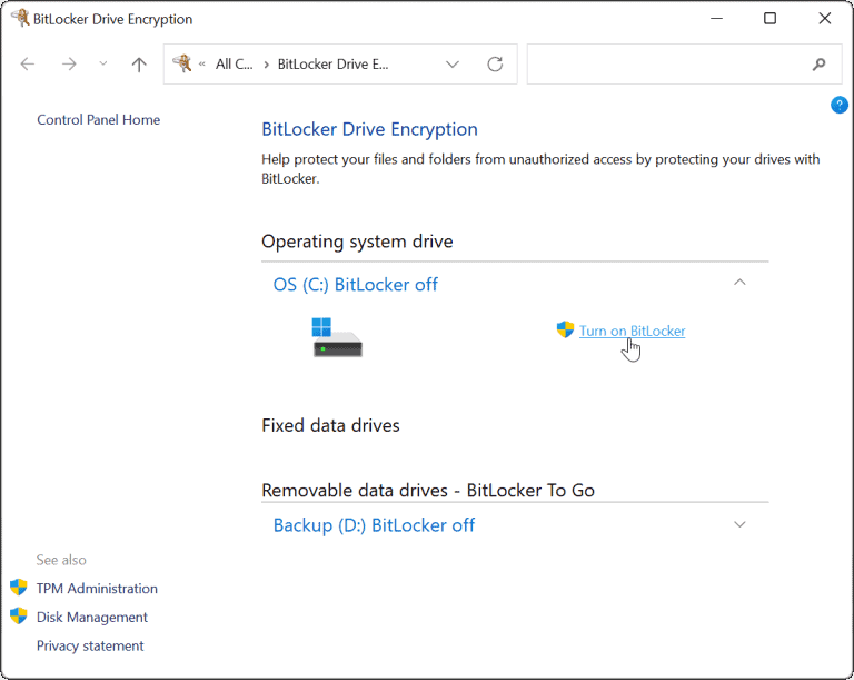 Cara Menggunakan Enkripsi Bitlocker di Windows 11