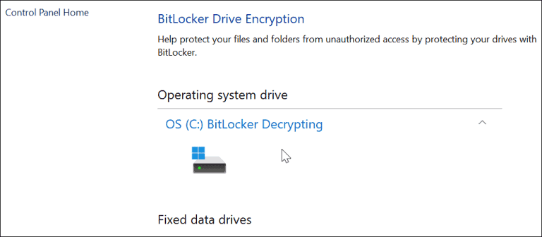 Cara menonaktifkannya enkripsi Bitlocker di Windows 11