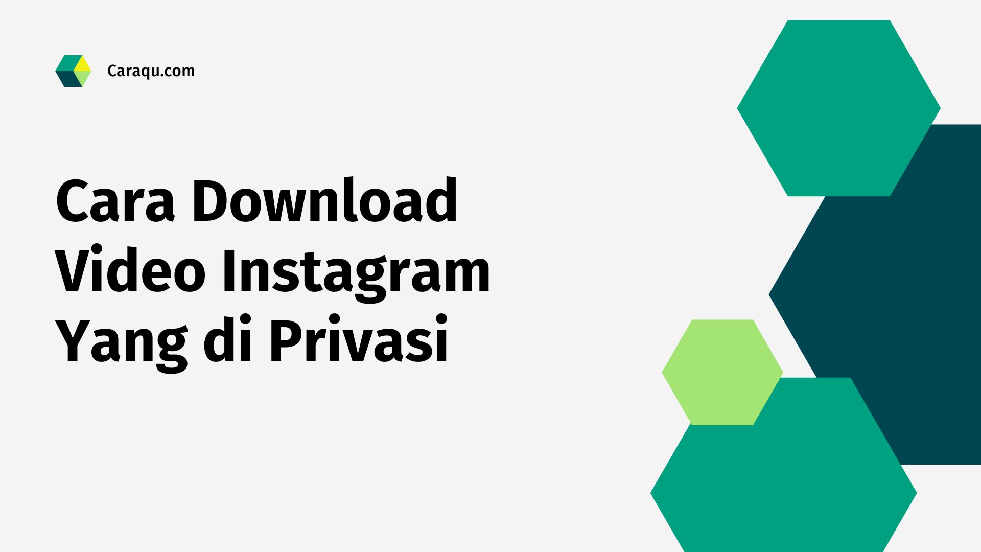 Cara Download Video Instagram Yang di Privasi