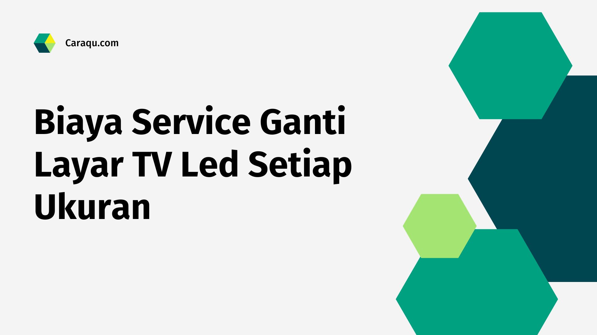 biaya service ganti layar TV LED