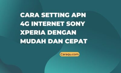 Cara Setting APN 4G Internet Sony Xperia