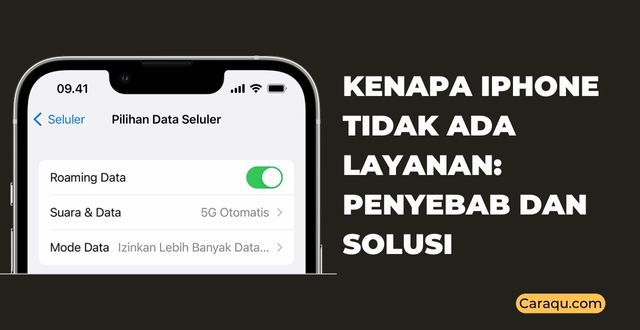 Kenapa iPhone Tidak Ada Layanan