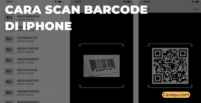 cara scan barcode di iphone