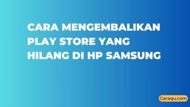 Cara Mengembalikan Play Store yang Hilang di HP Samsung